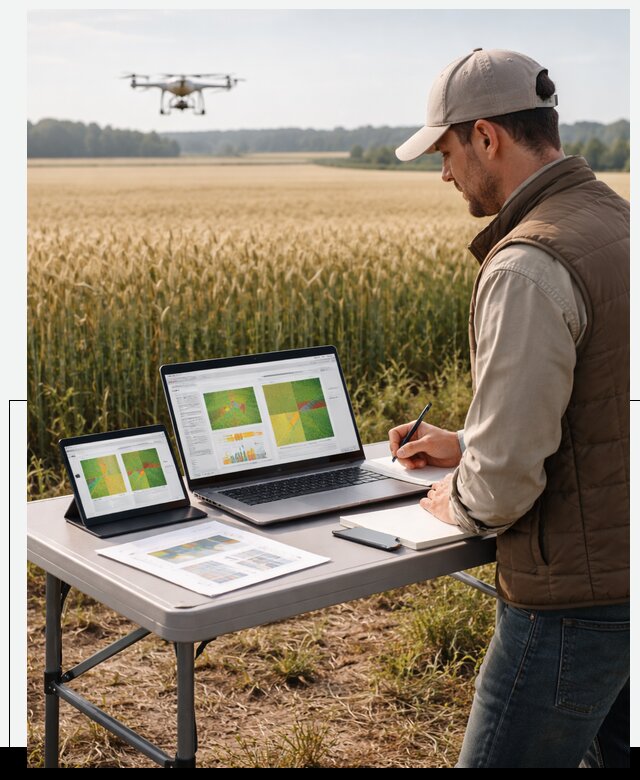 Система AI прогнозирования урожайности для точных агрономий в Глазове